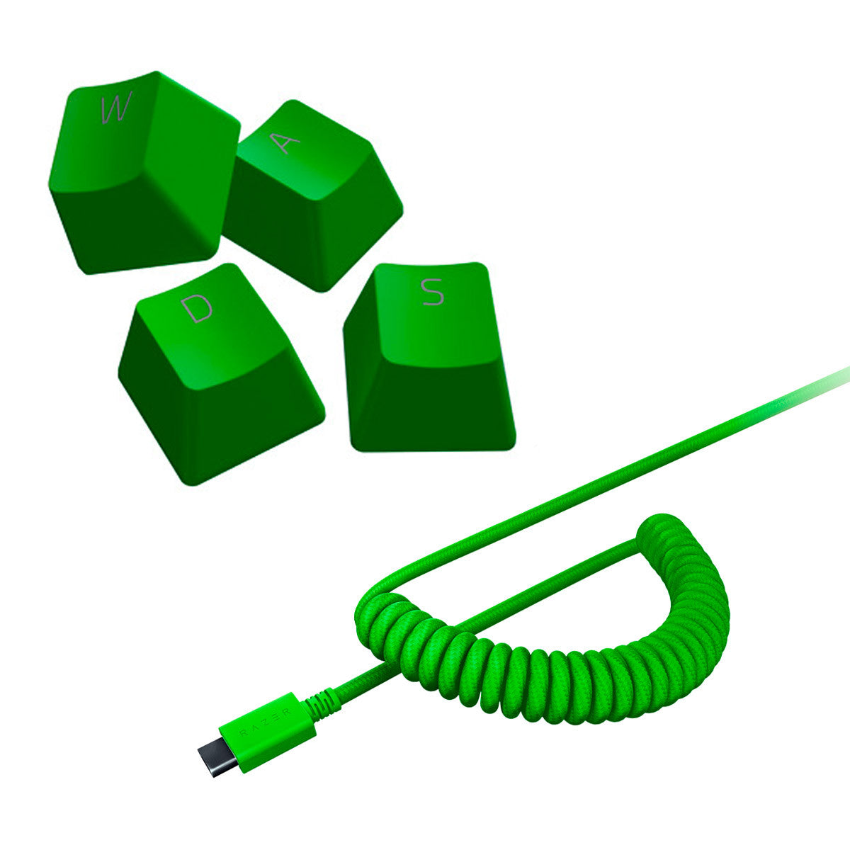 Razer PBT Keycaps + Cable Enrollado Upgrade Set