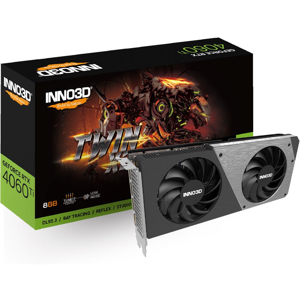 INNO3D GEFORCE RTX 4060 TWIN X2 – 8GB, GDDR6