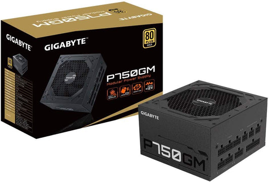 Gigabyte P750GM – 750w 80 Plus GOLD Full Modular - Solo Gamer Bolivia