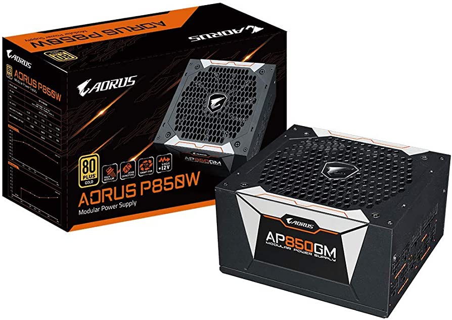 AORUS P850W – 850w 80 Plus GOLD Full Modular - Solo Gamer Bolivia