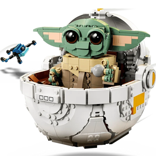 Grogu con Aerocuna | 1048 PCS - Genérico