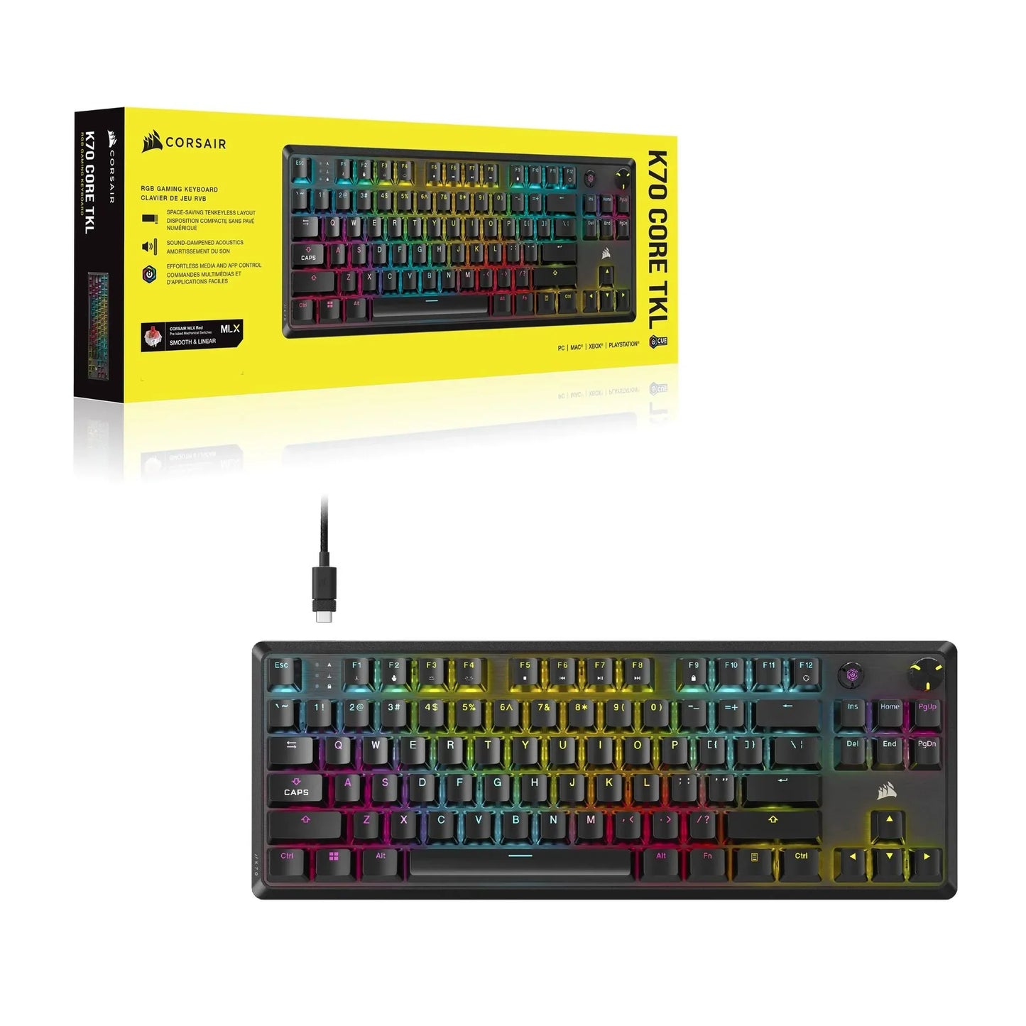 Corsair K70 Core TKL - Teclado Mecánico