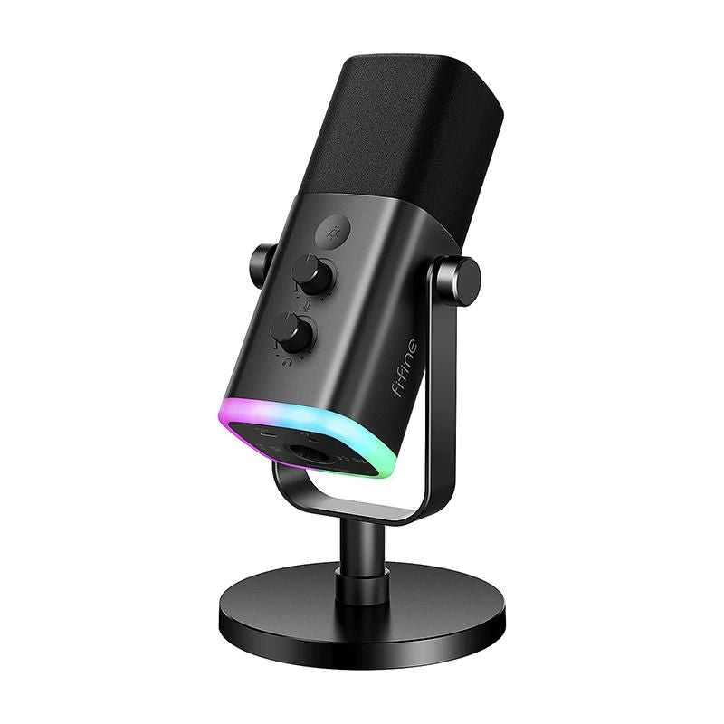 Fifine AM8 - Micrófono RGB USB/XLR