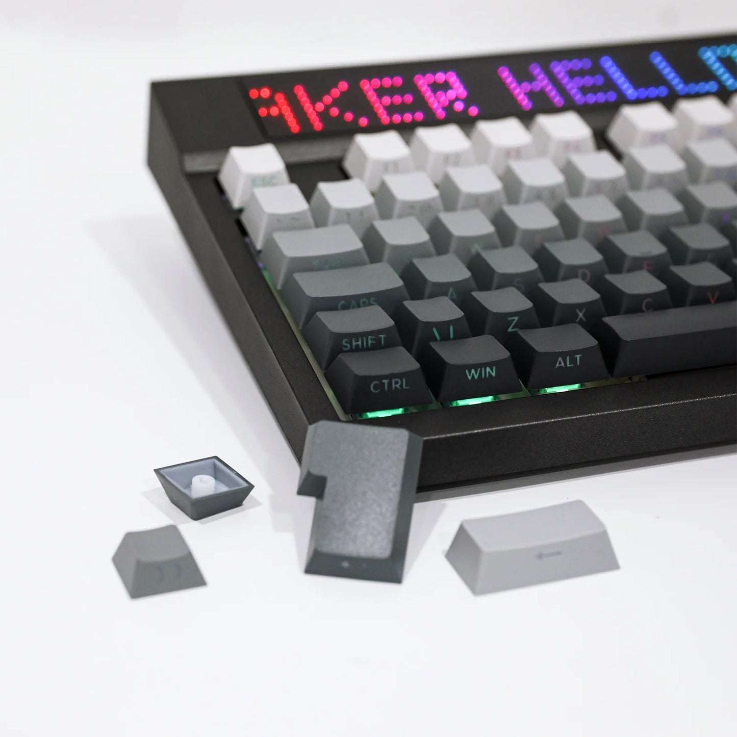 Epomaker Dynatab 75X - Teclado Inalámbrico con Pantalla LED