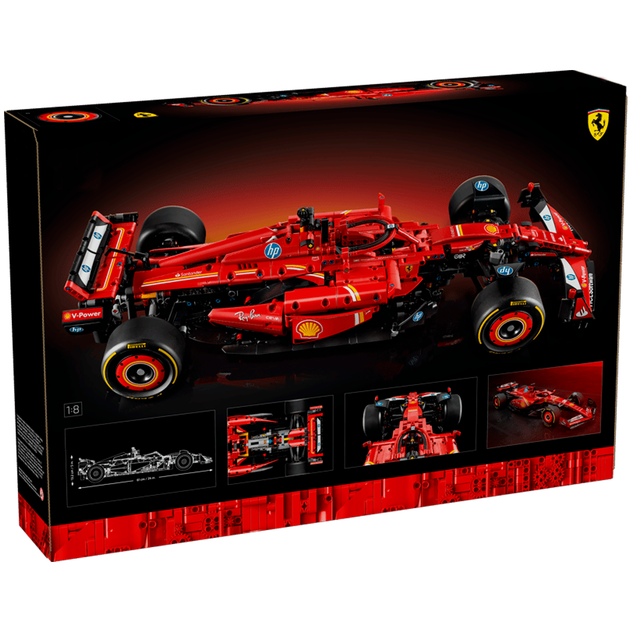 Ferrari SF-24 F1 | 1361 PCS - Lego Genérico