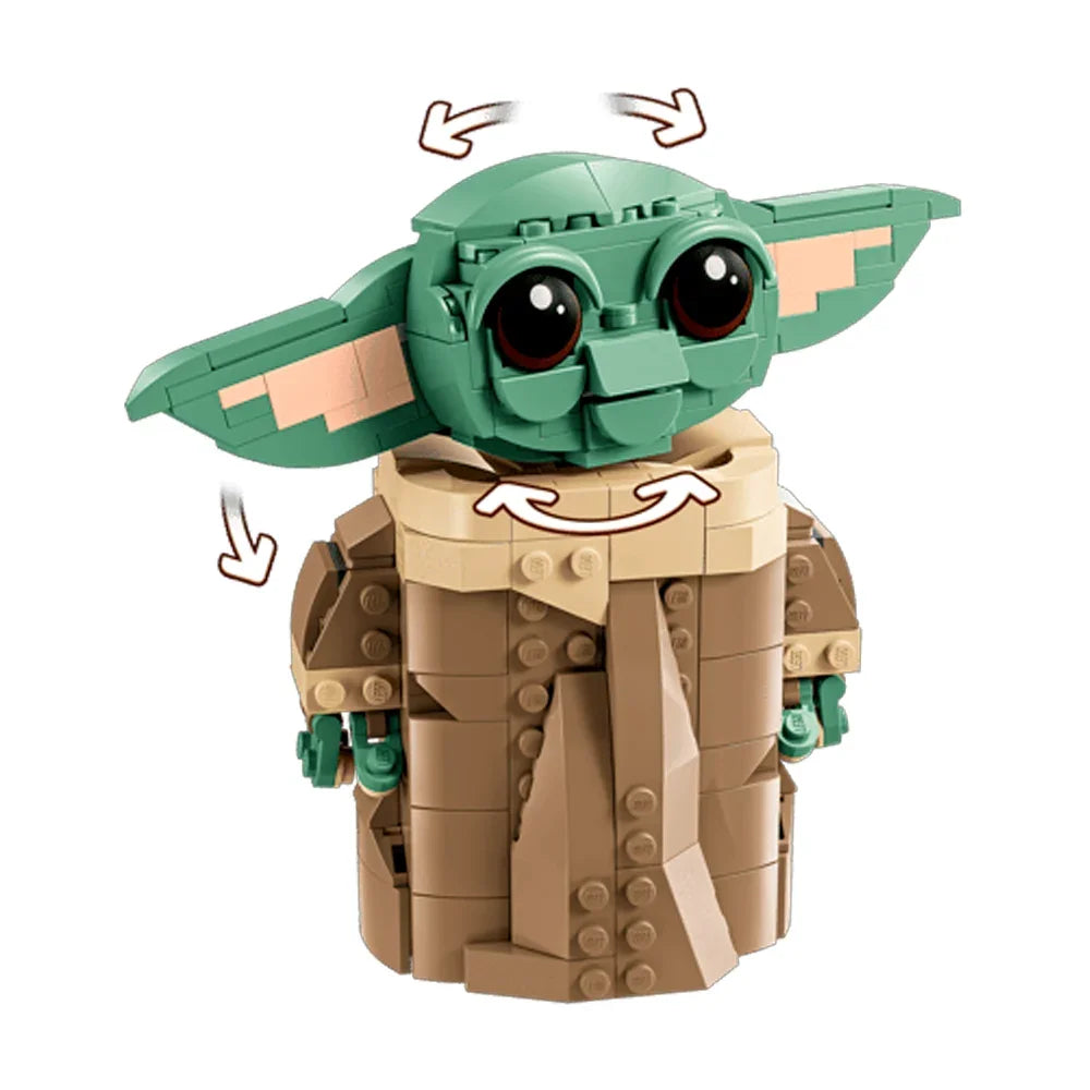 Grogu con Aerocuna | 1048 PCS - Genérico