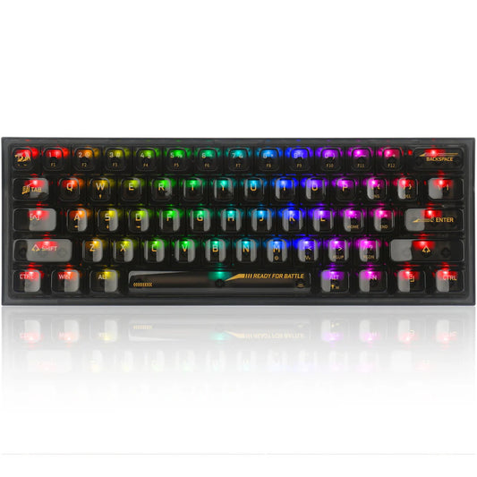 Redragon Fizz RGB K617CT - Teclado Transparente
