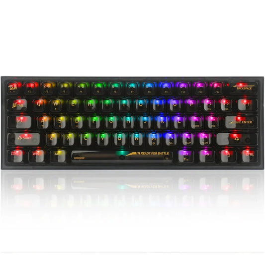 Redragon Fizz RGB K617CT - Teclado Transparente