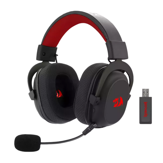 Redragon Zeus Pro - Auricular Inalámbrico 7.1 (Bluetooth, 2.4Ghz)