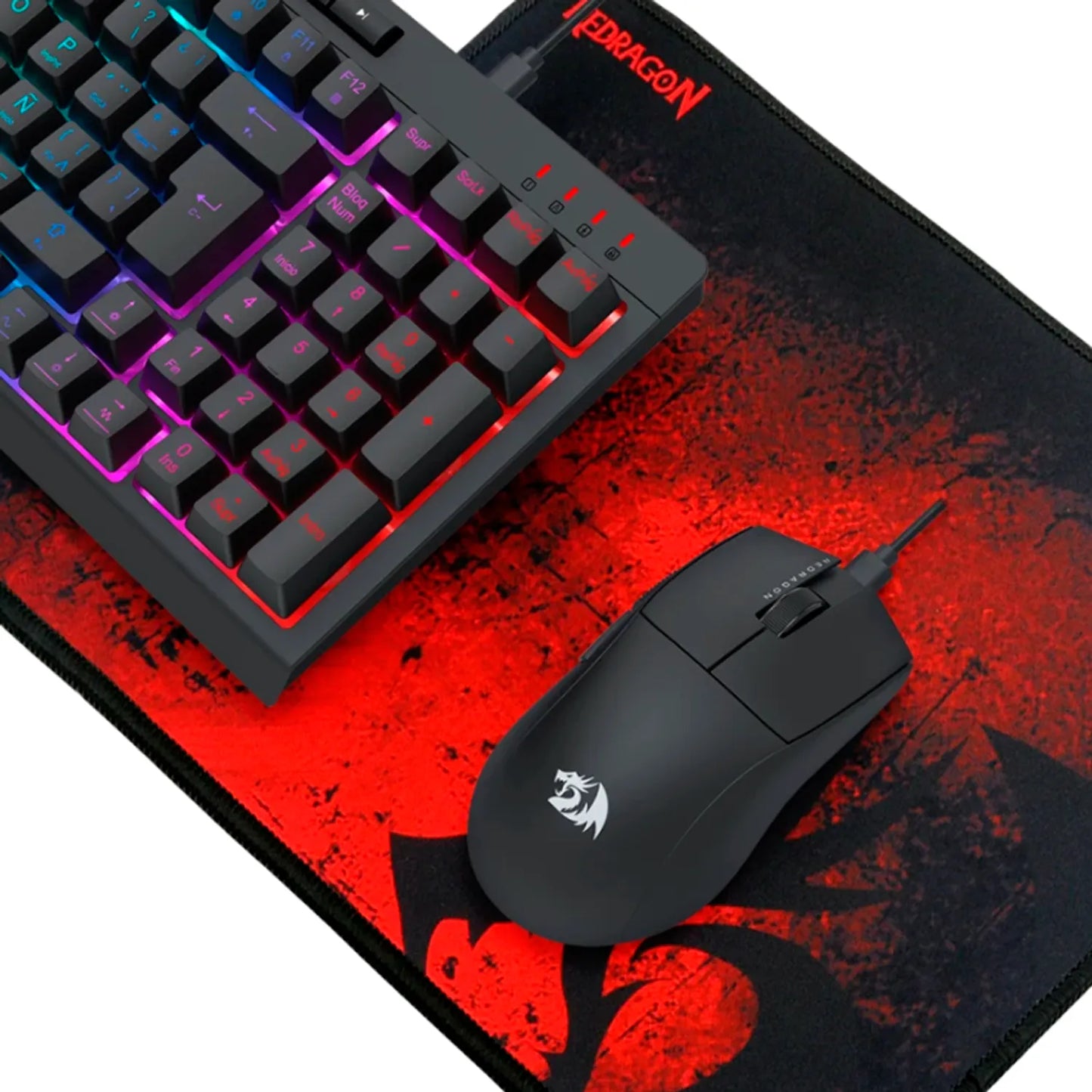 Redragon Combo S147 - Combo Gamer 4 en 1
