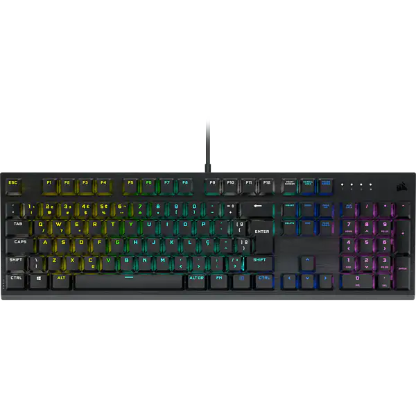 Corsair K60 RGB PRO - Cherry® MX Low Profile Speed (Layout ingles) - Solo Gamer Bolivia