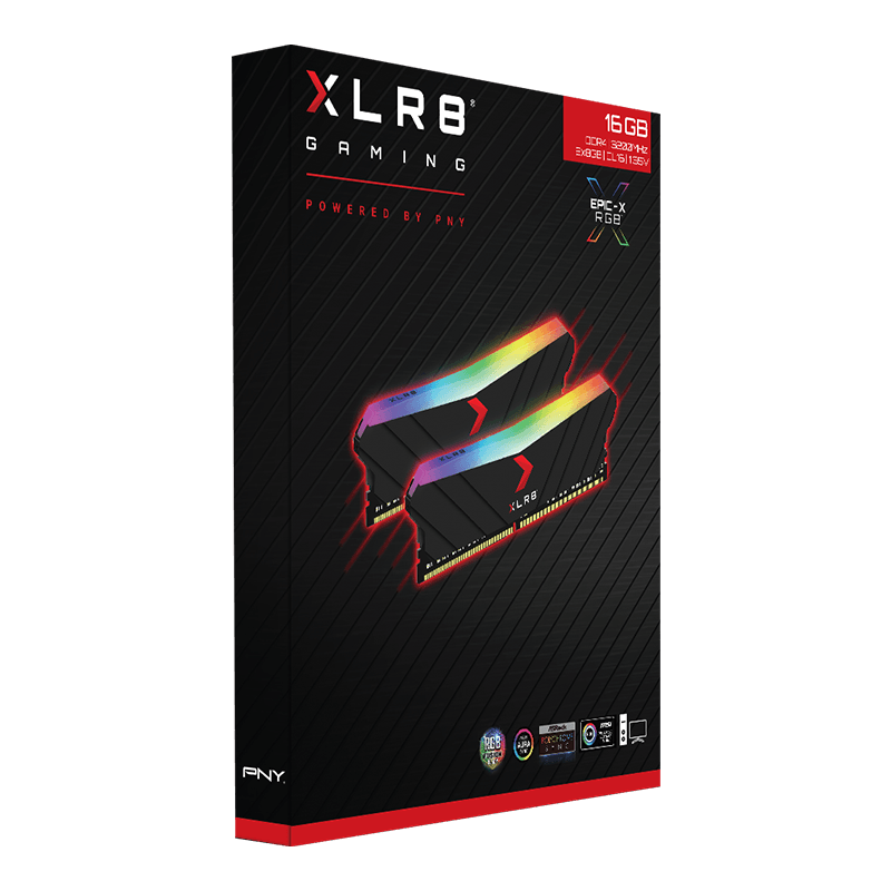 PNY XLR8 Gaming EPIC-X RGB™ 3200MHz Desktop Memory - 8gb - Solo Gamer Bolivia