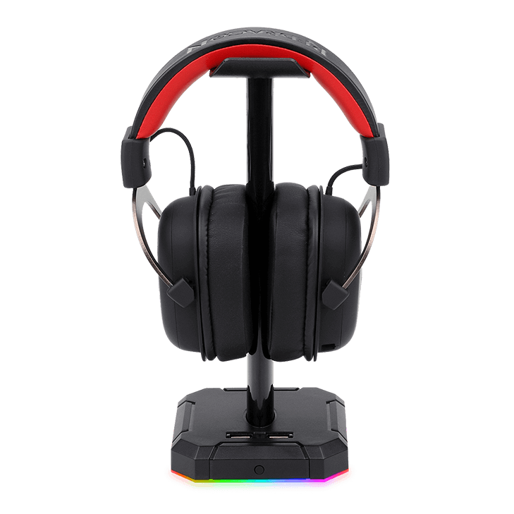 Redragon HA300 Scepter Pro soporte de auriculares RGB - Solo Gamer Bolivia