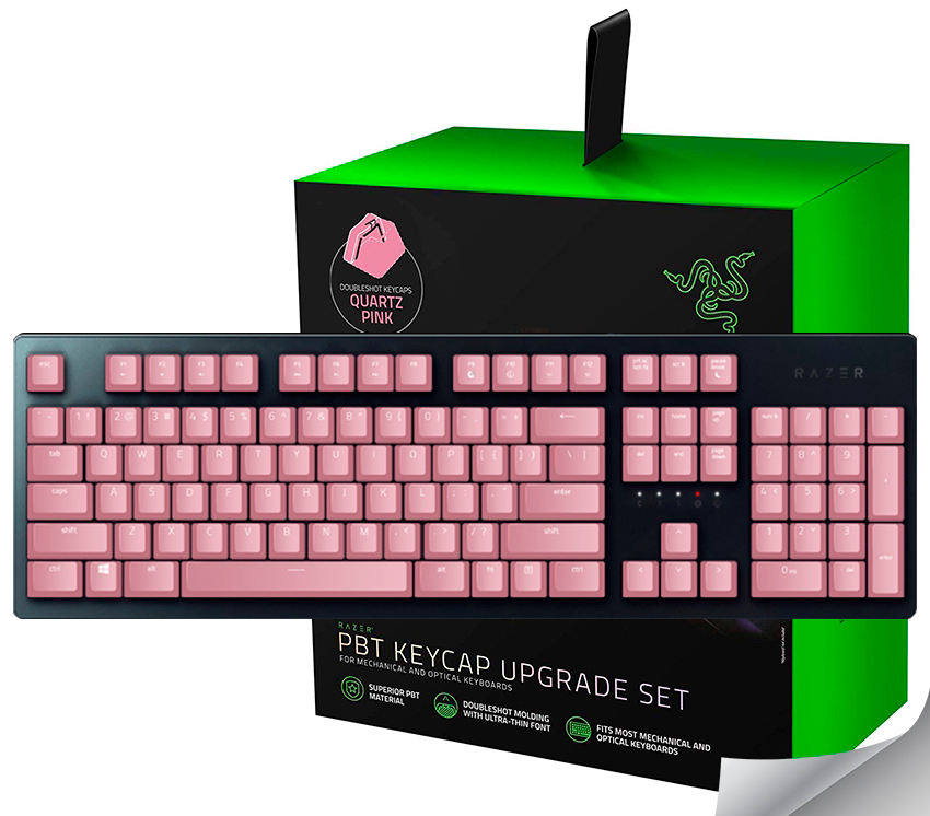 Razer PBT Keycap Upgrade Set - Solo Gamer Bolivia