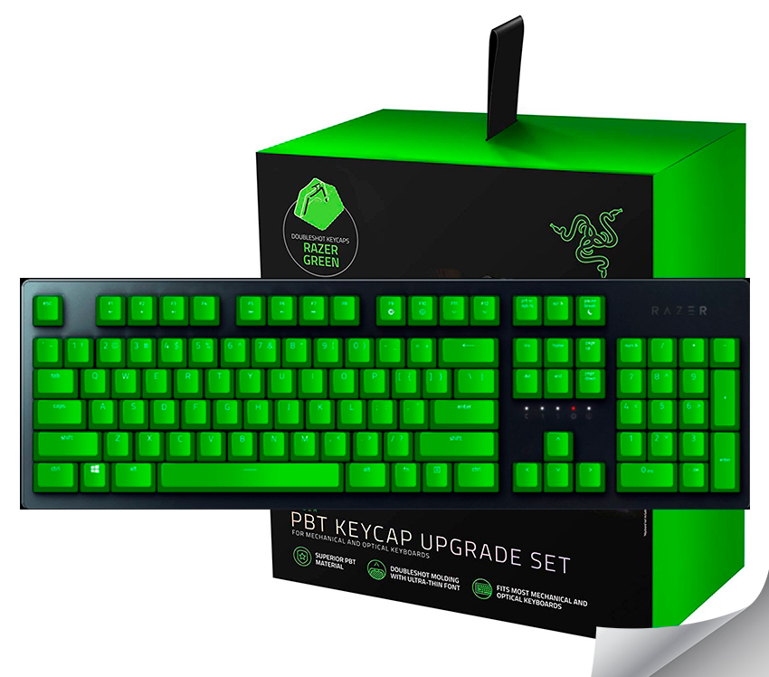 Razer PBT Keycap Upgrade Set - Solo Gamer Bolivia