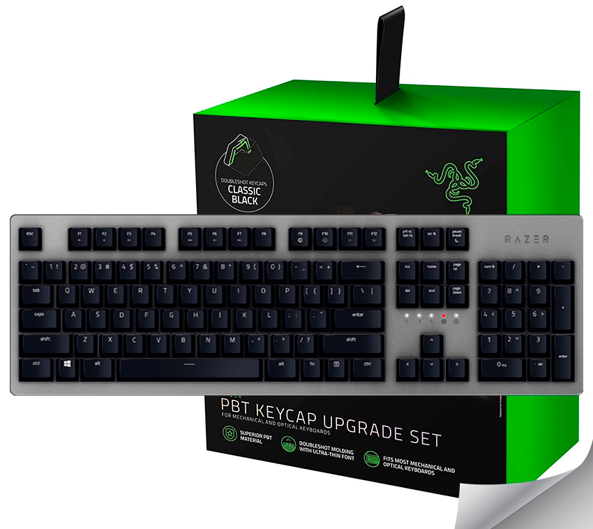 Razer PBT Keycap Upgrade Set - Solo Gamer Bolivia