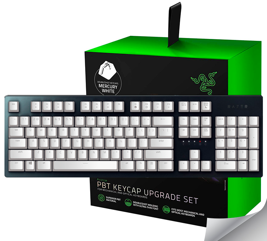 Razer PBT Keycap Upgrade Set - Solo Gamer Bolivia