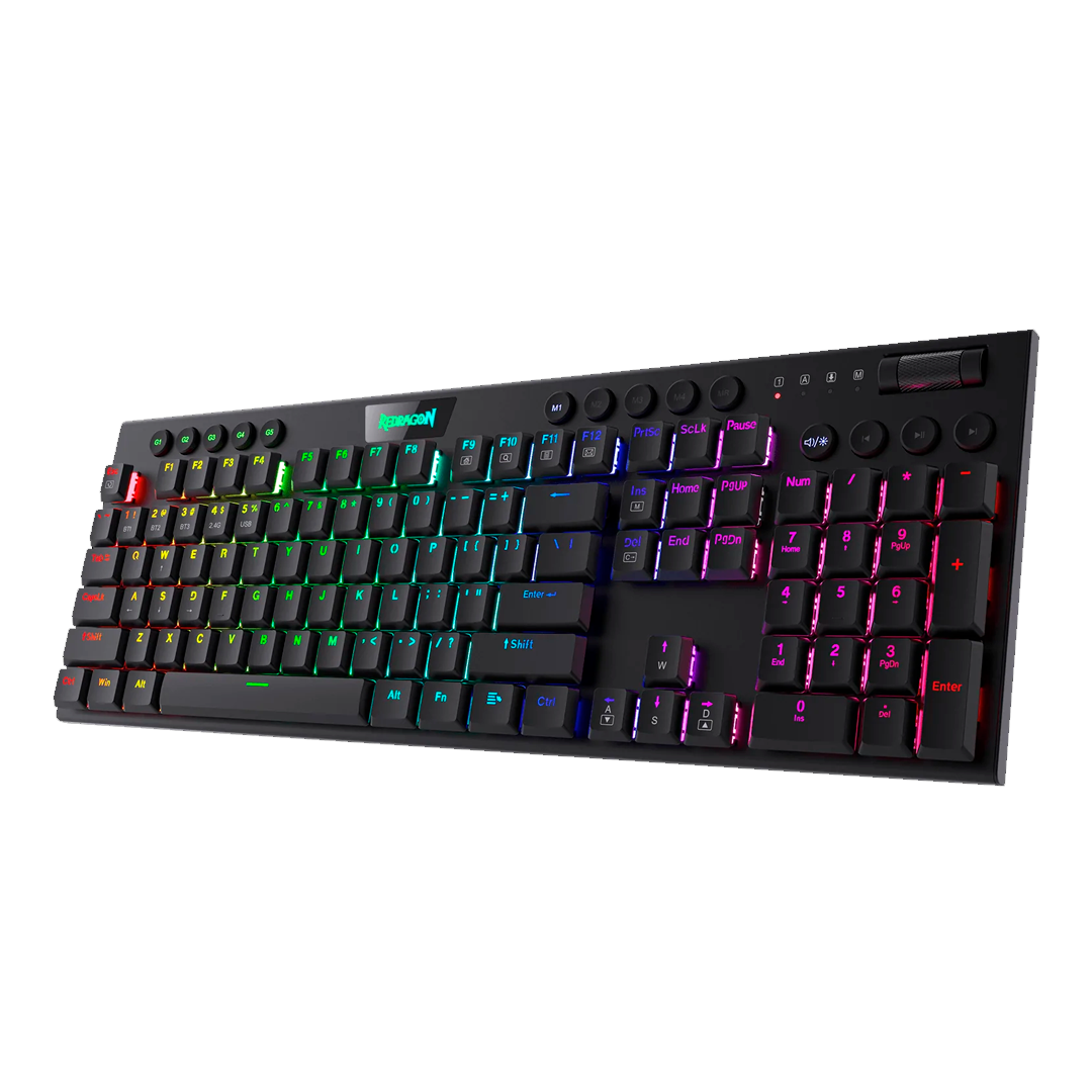 Redragon Horus K618 - Teclado Inalámbrico - Solo Gamer Bolivia
