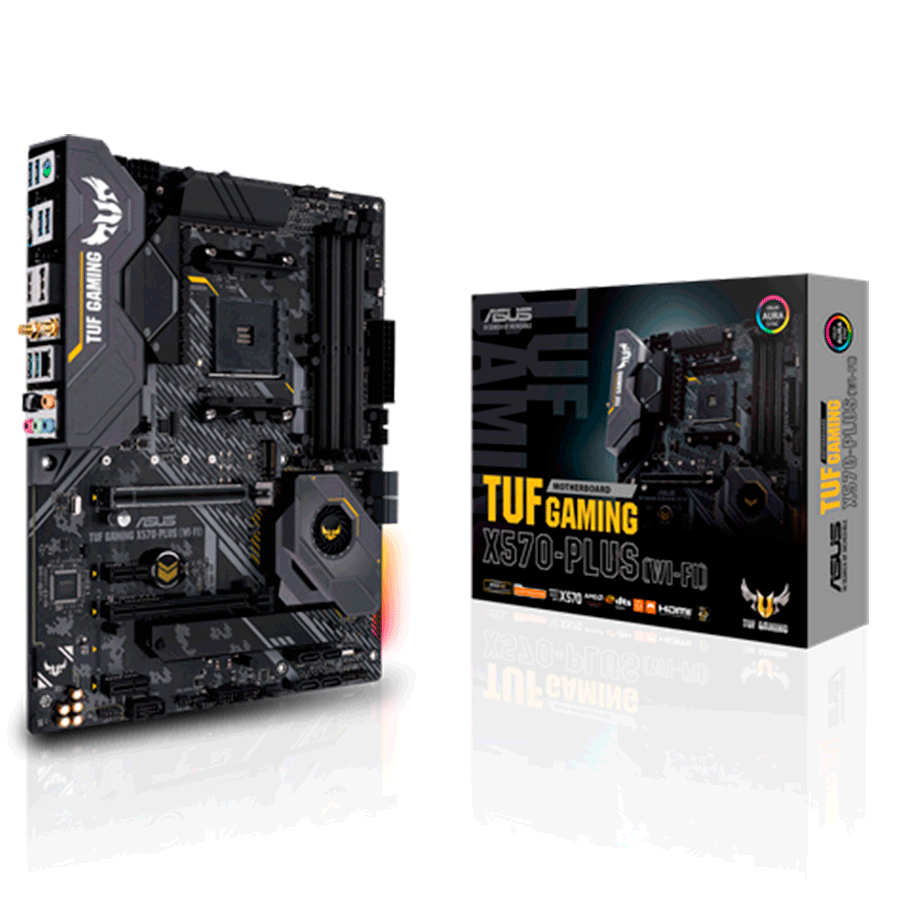 ASUS TUF Gaming x570-Plus (WIFI) AM4, ATX - Solo Gamer Bolivia