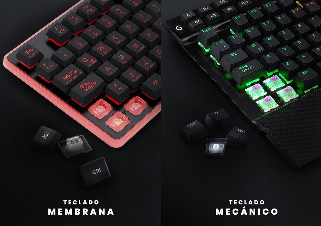 ¿TECLADO MECÁNICO O DE MEMBRANA? - Solo Gamer Bolivia