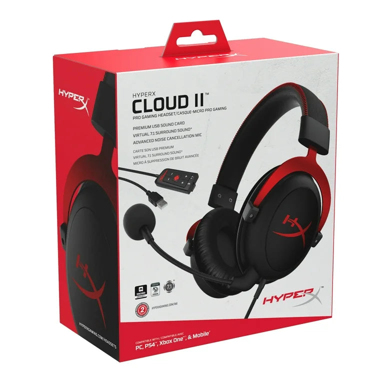 HyperX Cloud II Auricular gaming sonido 7.1