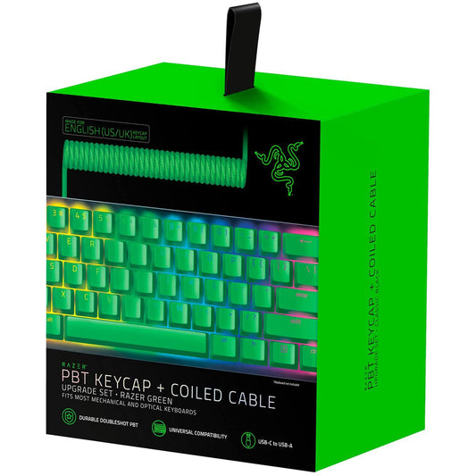 Razer PBT Keycaps + Cable Enrollado Upgrade Set