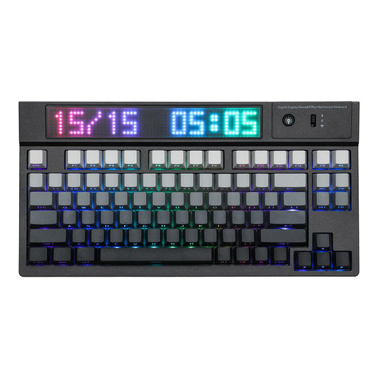 Epomaker Dynatab 75X - Teclado Inalámbrico con Pantalla LED