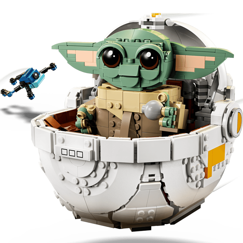 Grogu con Aerocuna | 1048 PCS - Genérico