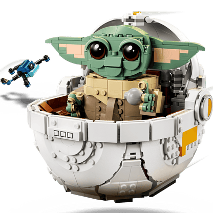 Grogu con Aerocuna | 1048 PCS - Genérico