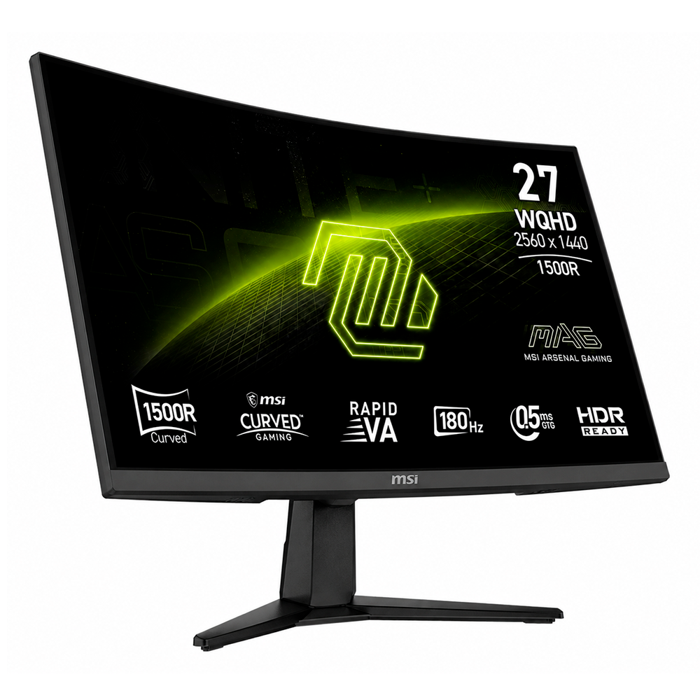 MSI MAG 275CQF E18 - 27″, 2K Curvo Rapid VA, 180hz, 0,5ms