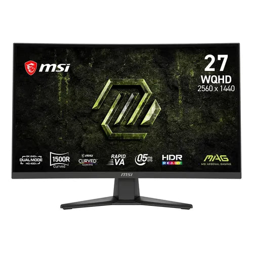 MSI MAG 275CQF E18 - 27″, 2K Curvo Rapid VA, 180hz, 0,5ms