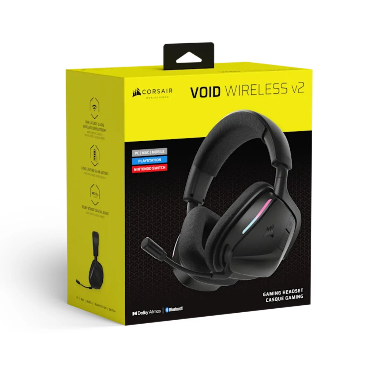 Corsair Void Wireless V2 RGB - Dolby Atmos (PC, PS, Smartphone)