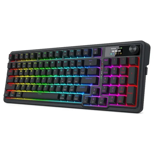 Redragon Eisa LCD Pro K719 - Teclado Inalámbrico