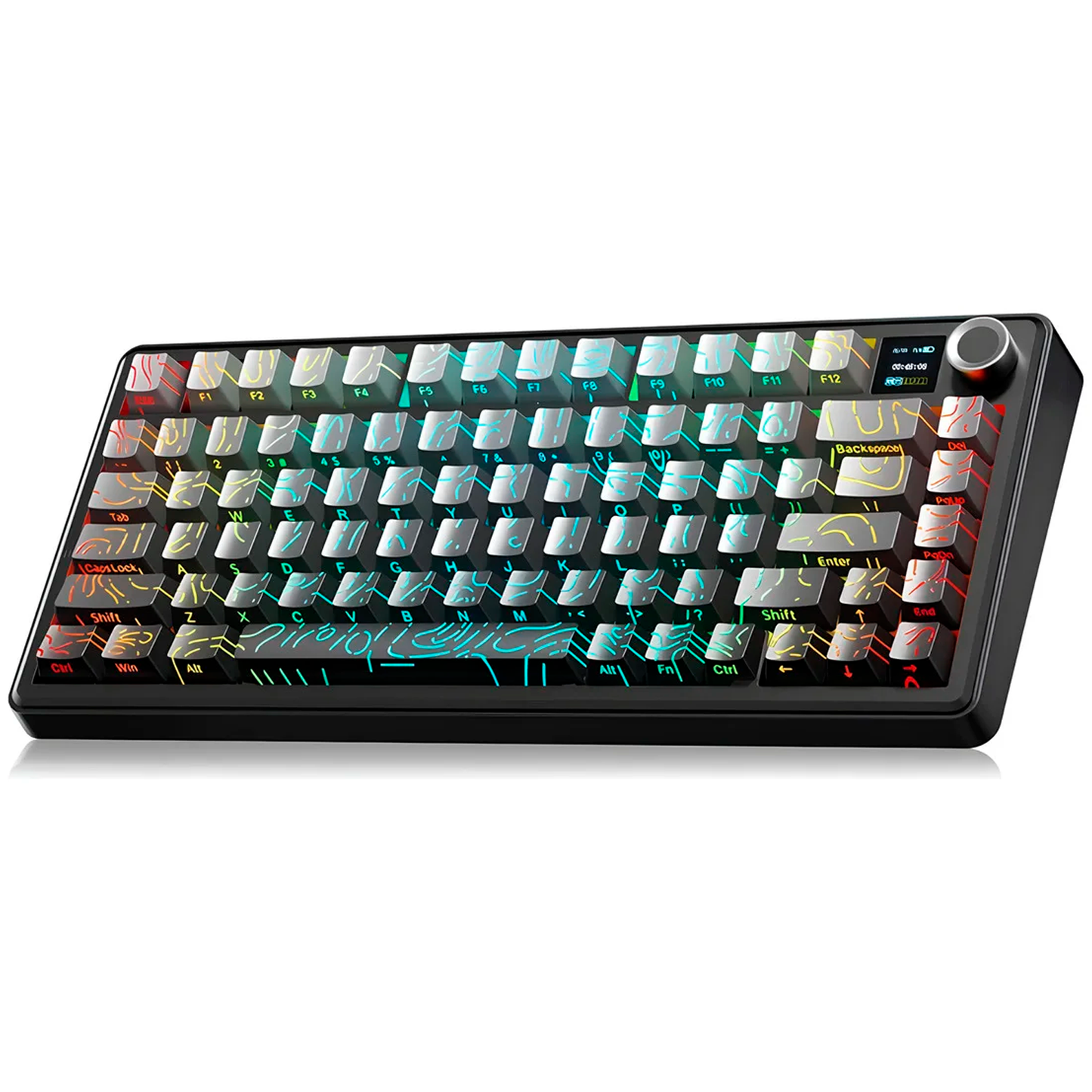 Aula F75 MAX Contour Lines - Teclado Inalámbrico