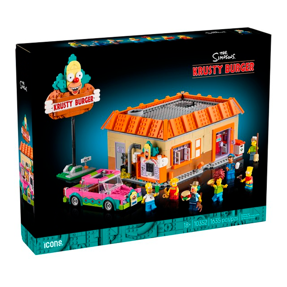 The Simpsons: Krusty Burger | 1635 PCS - Genérico