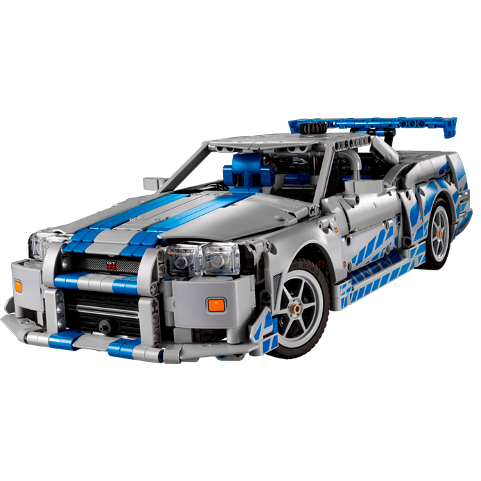 Nissan Skyline GT-R de Fast Furious | 1410 PCS - Genérico