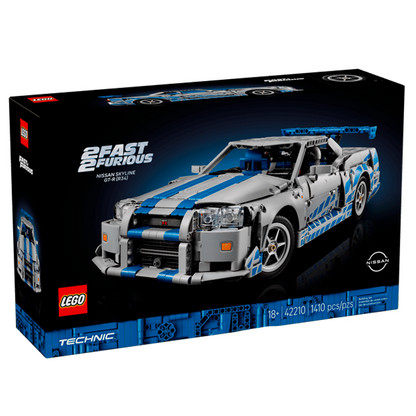 Nissan Skyline GT-R de Fast Furious | 1410 PCS - Genérico