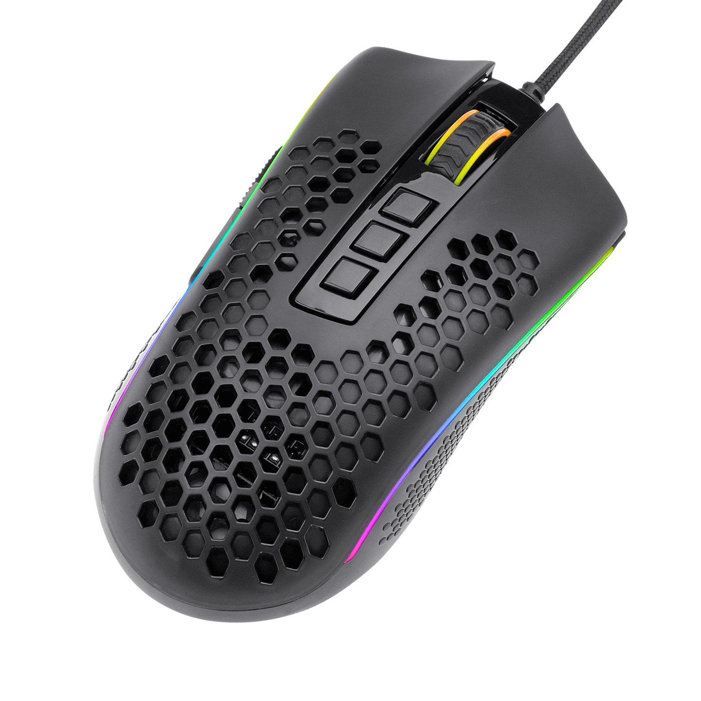 Redragon Storm Elite M988 – Mouse RGB Super ligero - Solo Gamer Bolivia