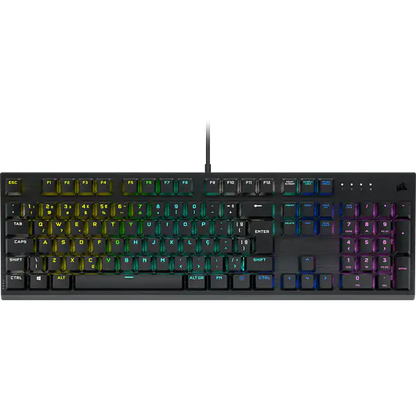 Corsair K60 RGB PRO - Cherry® MX Low Profile Speed (Layout ingles) - Solo Gamer Bolivia