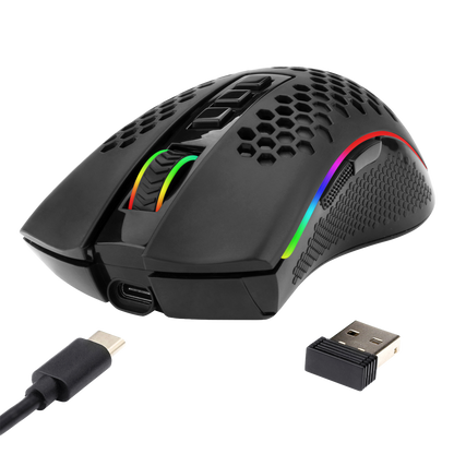 Redragon Storm Pro M808-KS - Mouse Inalámbrico RGB